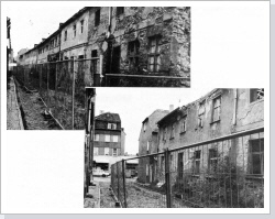 Die Wallstra&szlig;e vor der Sanierung war unbewohnbar.