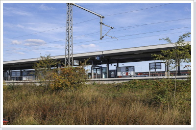 Der aktuelle Bahnhof./Railway station.