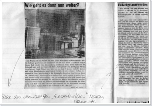 Der Zeitungsartikel wirft die Frage auf: Wie geht es nun weiter?