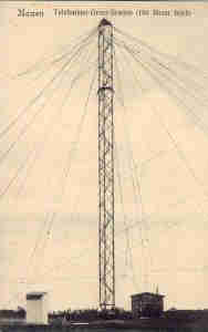 Die 100-Meter-Antenne.