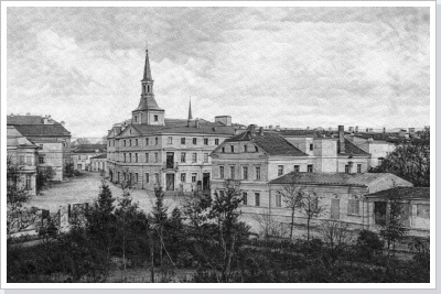 Der Hamburger Hof 1919  / The inn Hamburg Hof.