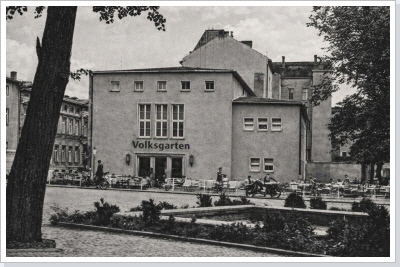 Der "Volksgarten" um 1975.
