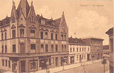 Das Rumpff'sche Haus auf eine Postkarte 1920