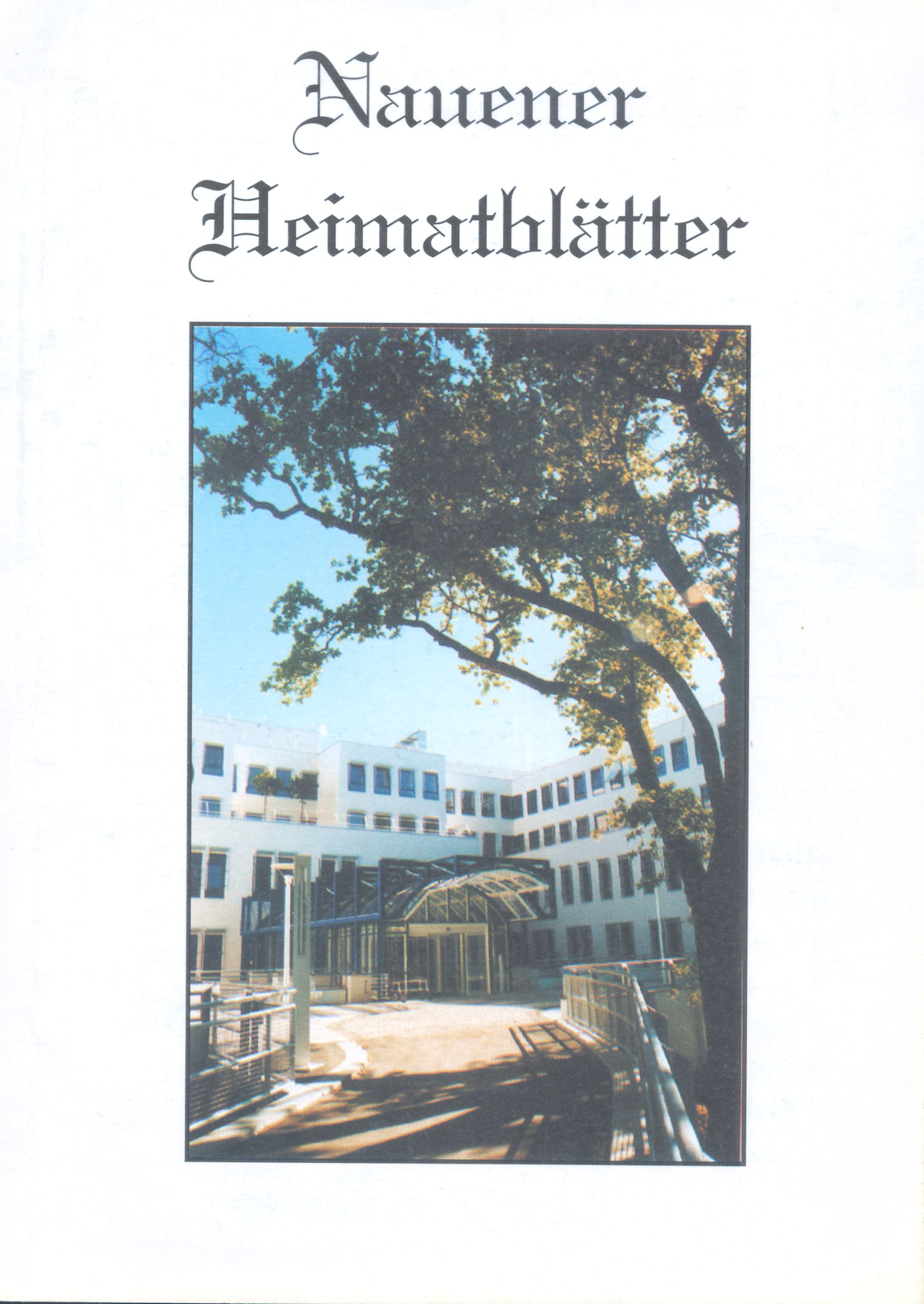2004 Nauener Heimatblätter Heft 3