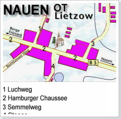 Berge im Jahre 2008. / the districts of the city in the year 2008.